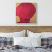 Toile Veste violette Turban Rouge Profond (Insitu(Chambre))