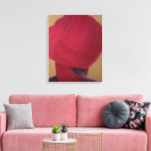 Toile Veste violette Turban Rouge Profond (Insitu(Salon))