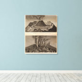 Toile Vesuve, Dolomieu (Insitu (Plancher de Bois))