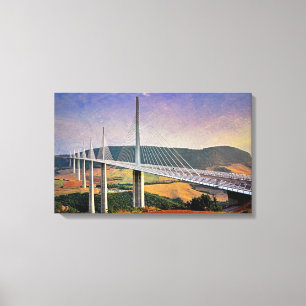 Toile Viaduc de Millau, France