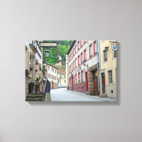 Vianden, Scène de rue Luxembourg