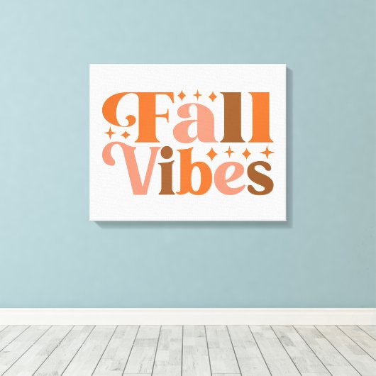 Toile Vibes d'automne (Insitu (Plancher de Bois))