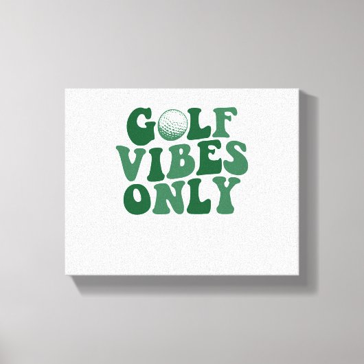Toile Vibes De Golf Seulement, Lover De Golf (Recto)