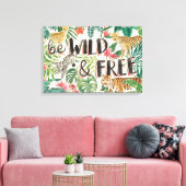 Toile Vibes de la jungle (Insitu(Salon))