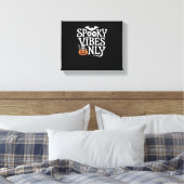 Toile Vibes éffrayantes uniquement Halloween Sloth T-Shi (Insitu(Chambre))