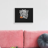 Toile Vibes éffrayantes uniquement Halloween Sloth T-Shi (Insitu(Salon))