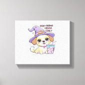 Toile Vibes Paw-Stive Seulement Chien mignon Avec Bubble (Recto)