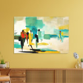 Toile Vibrance de midi – Figures abstraites (Insitu(Salon))