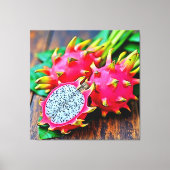 Toile Vibrant Dragon Fruit Beauté Design (Recto)