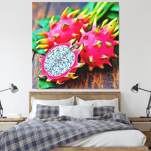 Toile Vibrant Dragon Fruit Beauté Design (Insitu(Chambre))