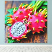 Toile Vibrant Dragon Fruit Beauté Design (Insitu (Plancher de Bois))