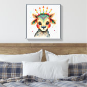 Toile Vibrant festif Kwanzaa Animaux sauvages déguisés (Insitu(Chambre))