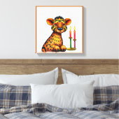 Toile Vibrant festif Kwanzaa Animaux sauvages déguisés (Insitu(Chambre))