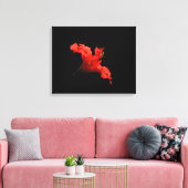 Toile Vibrant Hibiscus Flower (Insitu(Salon))