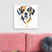 Toile Vibrant Lab Pop Art (Insitu(Salon))