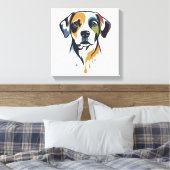 Toile Vibrant Lab Pop Art (Insitu(Chambre))