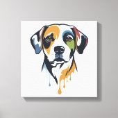 Toile Vibrant Lab Pop Art (Recto)