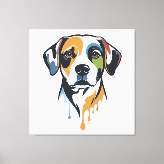 Toile Vibrant Lab Pop Art (Recto)