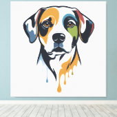 Toile Vibrant Lab Pop Art (Insitu (Plancher de Bois))