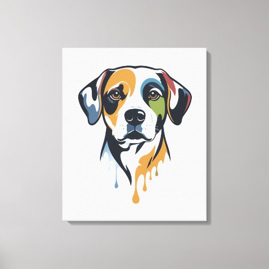Toile Vibrant Lab Pop Art (Recto)
