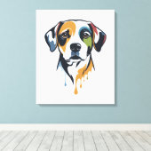 Toile Vibrant Lab Pop Art (Insitu (Plancher de Bois))