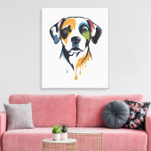 Toile Vibrant Lab Pop Art (Insitu(Salon))