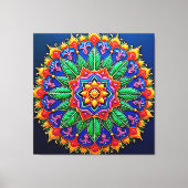 Toile Vibrant Mandala Artistry (Recto)