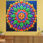 Toile Vibrant Mandala Artistry (Insitu(Salon))