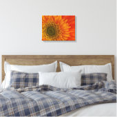 Toile Vibrant Orange Gerbera Daisy StretchedCanvas Impri (Insitu(Chambre))