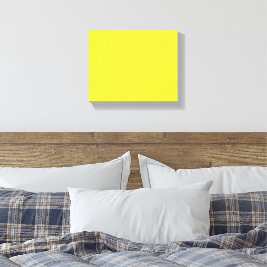Toile Vibrant Solid Yellow Background  (Insitu(Chambre))