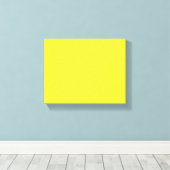 Toile Vibrant Solid Yellow Background  (Insitu (Plancher de Bois))