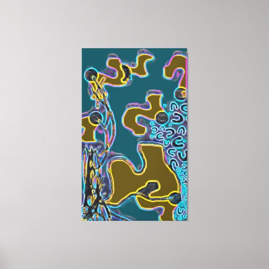 Toile Vibrations de Memphis fondantes II (Recto)