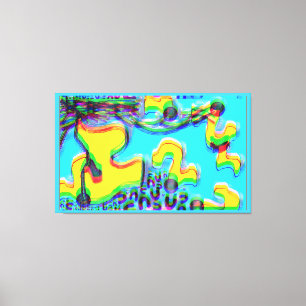 Toile Vibrations de Memphis fondantes III