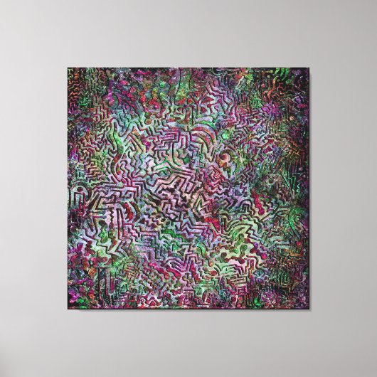 Toile Vibrations de pastèque (Recto)