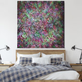 Toile Vibrations de pastèque (Insitu(Chambre))