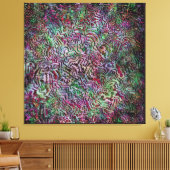 Toile Vibrations de pastèque (Insitu(Salon))
