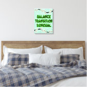 Toile vibrations florales (Insitu(Chambre))