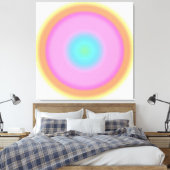 Toile Vibrations positives - Dégradé coloré (Insitu(Chambre))