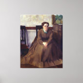 Toile Victoria Dubourg par Edgar Degas (Recto)