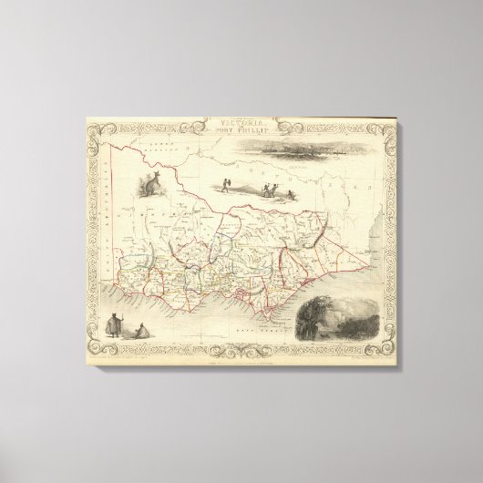 Toile Victoria ou Port Phillip (Recto)