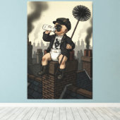 Toile Victorian Baby Chimney Sweep canvas print (Insitu (Plancher de Bois))
