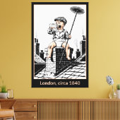 Toile Victorian Baby Chimney Sweep. Funny Baby (Insitu(Salon))