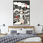 Toile Victorian Baby - Funny Baby Sea Fisherman  (Insitu(Chambre))