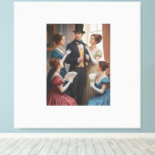 Toile Victorian elegant soiree (Insitu (Plancher de Bois))