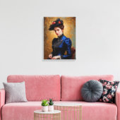 Toile Victorienne Anglais Lady Portrait Peinture (Insitu(Salon))