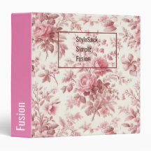 Toile victorienne Floral rose français