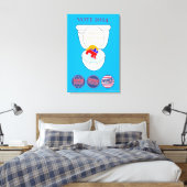 Toile Vider Le Clown Orange Thunder_Cove (Insitu(Chambre))