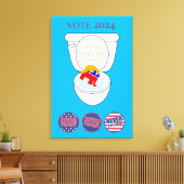 Toile Vider Le Clown Orange Thunder_Cove (Insitu(Salon))