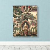 Toile Vie de Bouddha Sakymuni (Insitu (Plancher de Bois))