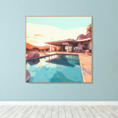 TOILE VIE DE DÉSERT #3 (Insitu (Plancher de Bois))